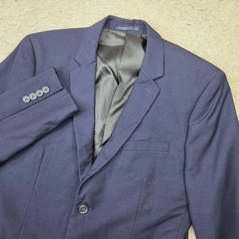 Topman Blazer Mens 40R Blue 2 Button Lightweight Business Sport Coat